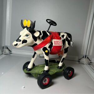 Cow Parade Buckle Up Betsy #9144 2002  Westland Giftware Rare